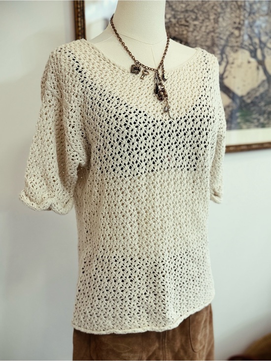 Free People Tops - ✨ FREE PEOPLE vintage 1970s crochet top